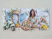 Kartka okolicznościowa na urodziny dla kobiety Włochy pizza rękodzieło 