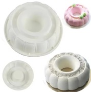 OKRĄGŁA forma silikonowa 20*5 do Pieczenia Deserów Musów Czekolady 