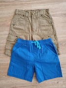 2 x Spodenki krótkie chłopięce rozm. 110/116