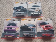 Hot wheels premium Power Trip Dodge GMC Chevy Set