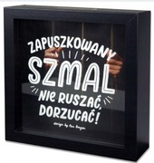 SKARBONKA ZAPUSZKOWANY SZMAL OSZCZĘDNOŚCI NA URODZINY DLA FACETA KOBIETY