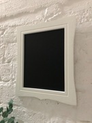 Tablica magnetyczno-kredowa stylizowana - biała