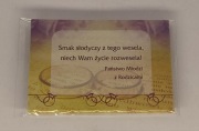Naklejki na ciasto weselne