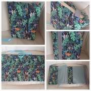 Nowy etui otulacz okładka na książkę uniwersalna handmade 