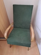 Unikatowy fotel "Praha", lata 50-te  retro vintage