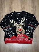 Sweter męski Reserved rozmiar S świąteczny z reniferem