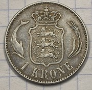 #2905 Dania 1 korona 1916 rzadsza ładna 