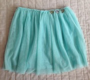 Benetton tiulowa spódnica w kolorze mięty 11 12 lat