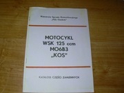 WSK KOS  Katalog części zamiennych  PRL