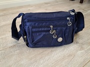 Torba damska na ramię, listonoszka - Kolor granatowy