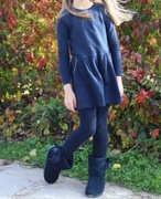 Sukienka granat H&M 6 lat+