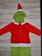 The Grinch strój przebranie piżama 4/5  Lat_ 104 /110 cm  