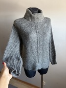 Odd Molly szary sweter damski wełna alpaka L XL