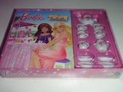 Barbie Popołudniowa herbatka - 2x książeczka + serwis z ceramiki