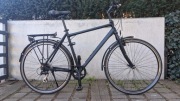 rower męski KTM Oxford 56cm, aluminiowa rama, matt black, 8 biegów
