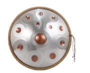 Bęben ręczny Handpan 432Hz 22 cale 12 tonów w D Minor z akcesoriami