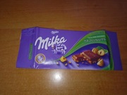 Milka czekolada orzechowa Hazelnuts 2007 puste opakowanie