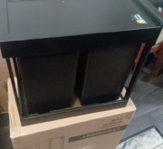 Kosz na śmieci na szynach relaxdays