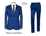 Chabrowy granatowy garnitur BYTOM, rozmiar 50