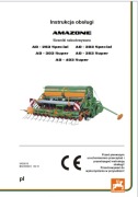 Instrukcja obsługi siewnika Amazone AD 253, AD 303, AD 353, AD 403 PL