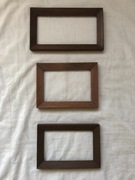 RAMKI DREWNIANE DO OBRAZKÓW - KOMPLET