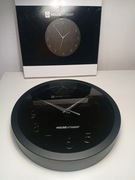 Zegar ścienny czarny metalowy 