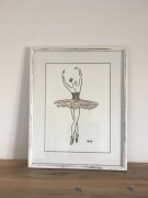 Obraz akwarela-Baletnica 