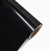 Czarna Folia Samochodowa Połysk  z Winylu 100 cm x 300 cm 