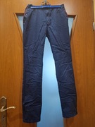 Długie granatowe spodnie chłopięce 