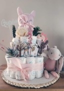 Tort z pampersów. Okazje, chrzest narodziny dzieck