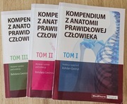Kompendium z anatomii prawidłowej człowieka Bohdan Gworys tomy 1-3