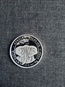 MONETA SREBRNA SŁOŃ - 1 OZ SOMALIA 100 SHILLINGS 2021 ROK