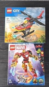 Super zestaw CITY + Marvel  na prezent Lego 76307 + 60411 , NOWE