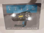 Latarka ręczna 4-LED 2000lm+COB z akumulatorem 800mAh IP65 4 tryby