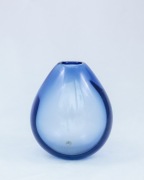 Ręcznie dmuchany wazon Kropla roz M, P.Lütken, Holmegaard , vintage 60te