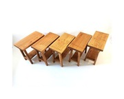 Ławka / ryczka dębowa – lite drewno, ręcznie wykonana