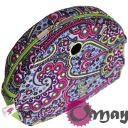 Organizer Obag MOON LIGHT limonkowy – orient różowy 2 kieszenie | OMAY