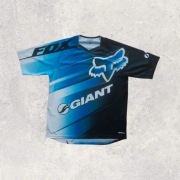 Fox Giant demo t-shirt rower y2k L