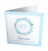 Zaproszenia na Komunię Zaproszenie na Komunię Świętą + Koperta 