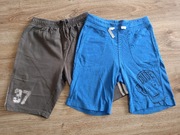 2 x Spodenki krótkie chłopięce rozm. 122 - 7 lat 