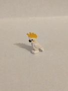 Lego papuga biała irokez