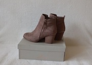 Jenny Fairy botki buty zamszowe beżowe 38 CCC beż