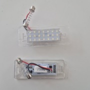 Fiat Panda II podświetlenie tablicy rejestracyjnej LED komplet 