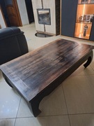 Ława kolonialna z litego drewna 140x90