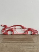 Porsche 911 GT3 RS Dekoracja Ścienna Sylwetka Samochodu Ozdoba Na Ścianę 