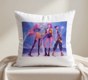 K-popowe Łowczynie Demonów  k-pop manga anime  prezent dla dziecka poduszka