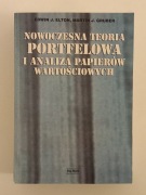Nowoczesna teoria portfelowa Edwin J. Elton Martin J. Gruber