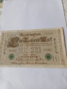 Banknot 1000 Mark Niemcy 1910