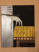 obraz olejny dłoń ręka