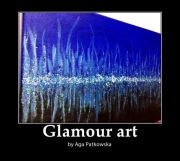 Obraz akryl abstrakcja glamour płótno glamour